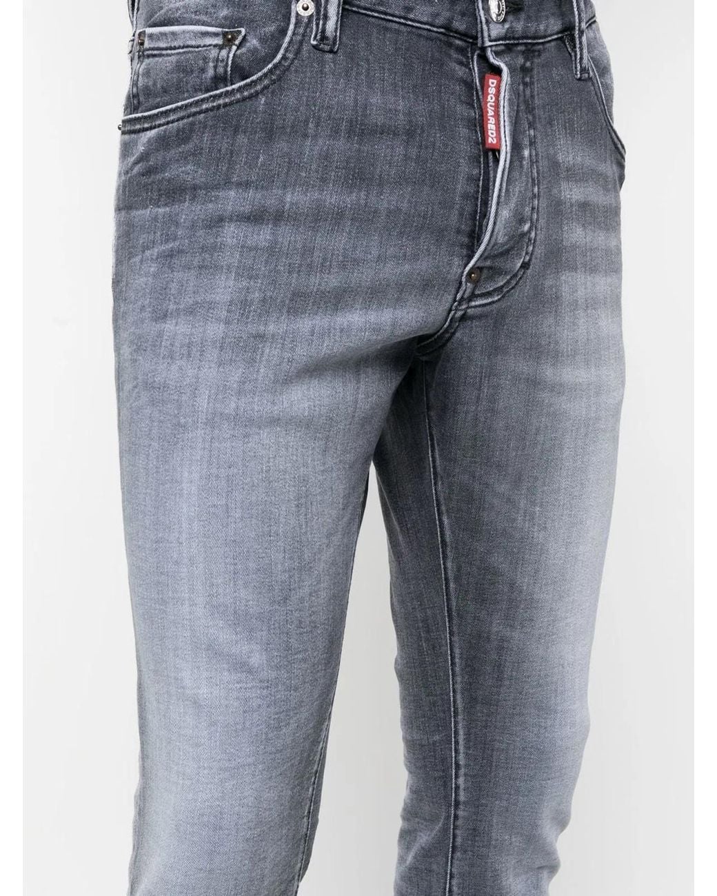 DSquared² Blue Pants 5 Pockets for men