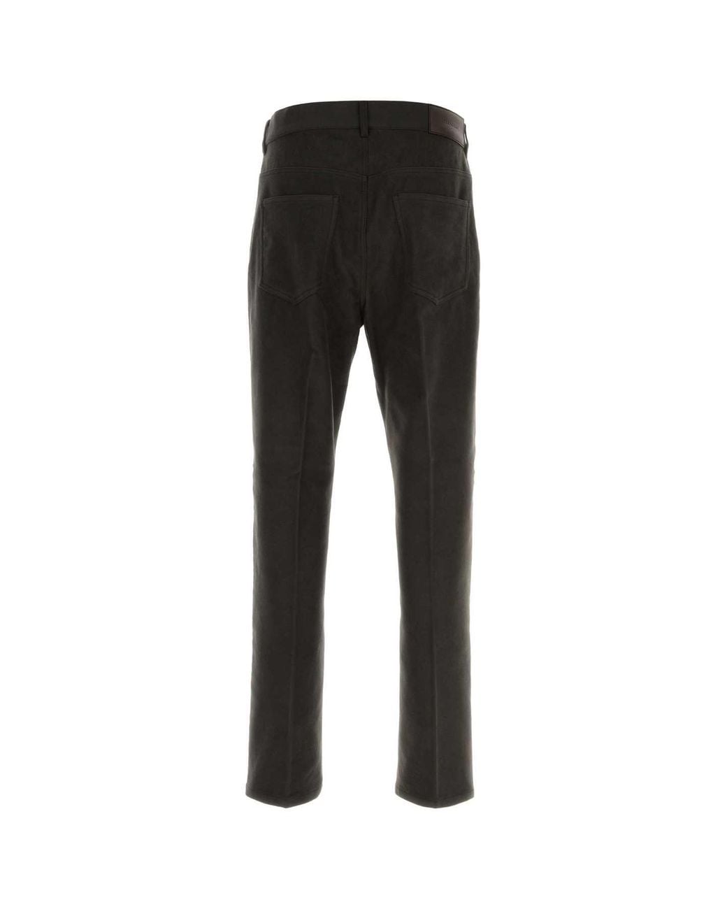 Ferragamo Black Salvatore Dark Flannel Pant for men