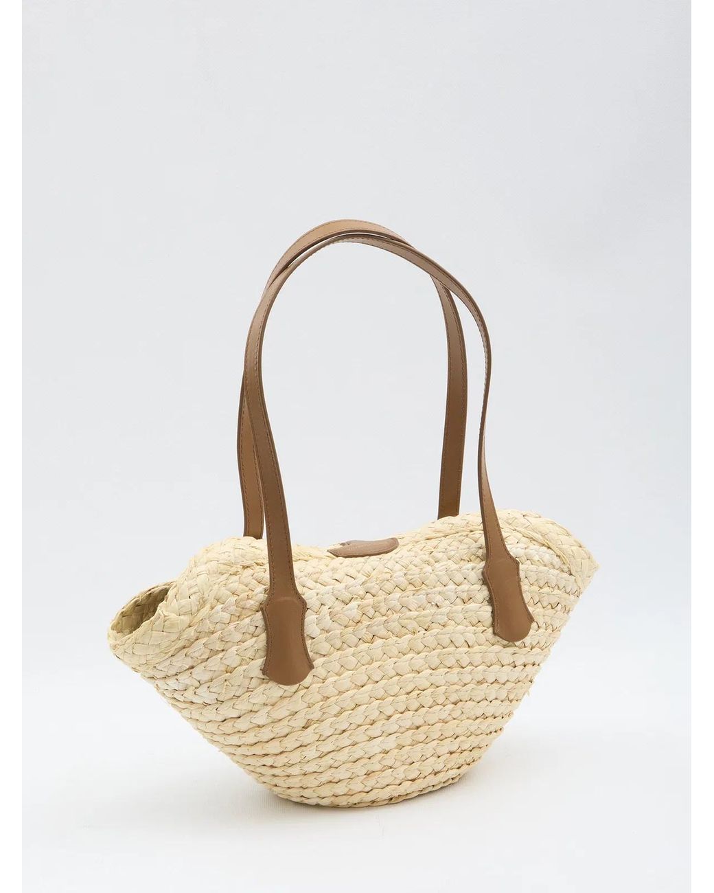 Dolce & Gabbana Natural Dolce & Gabbana Woven Raffia Basket Bag