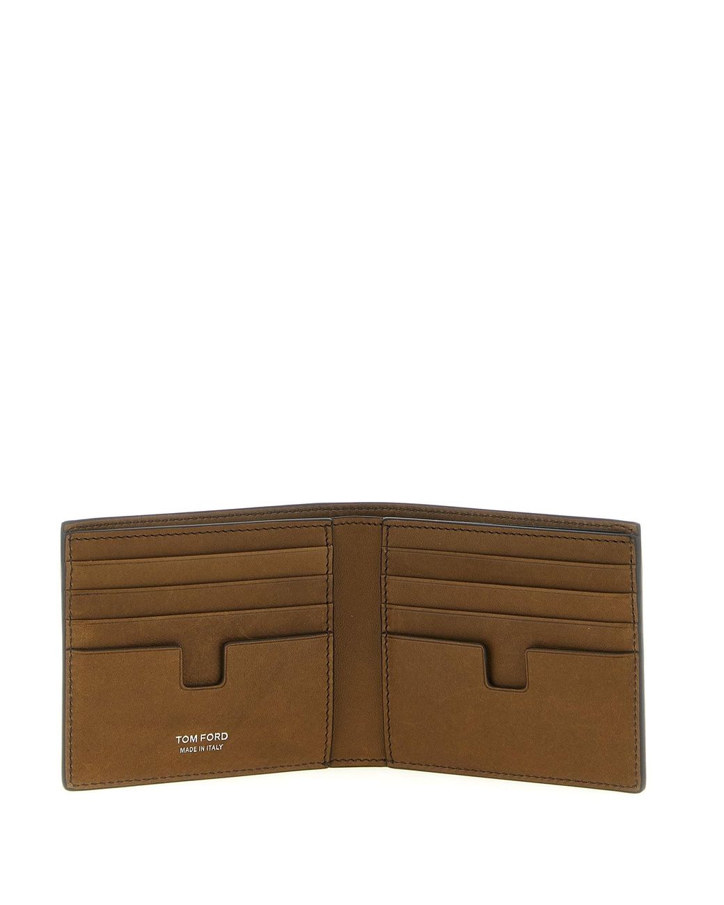 Tom Ford Brown Nubuck Leather Wallet for men
