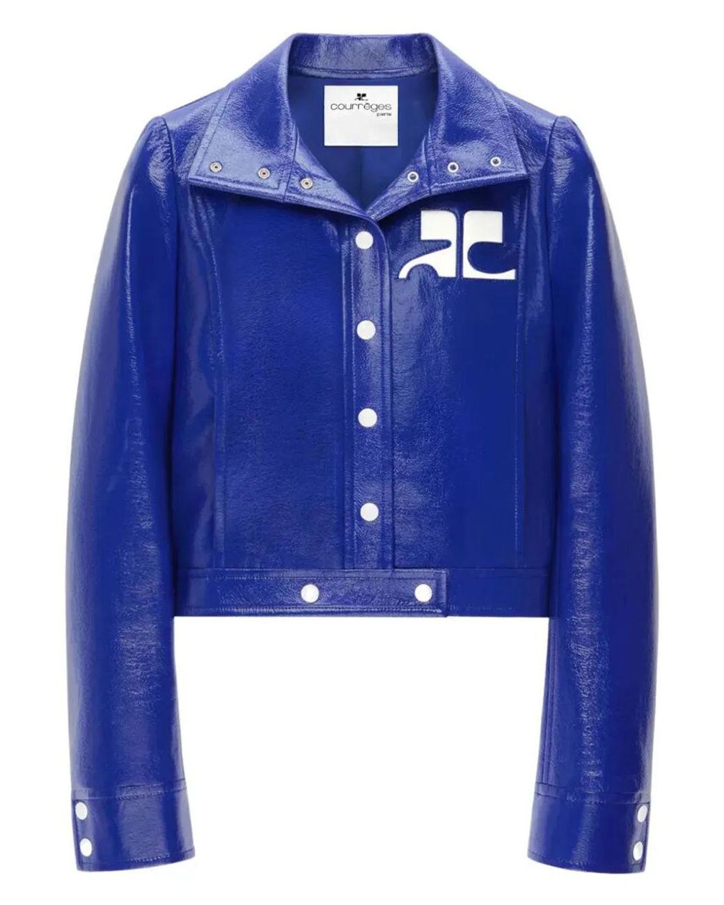 Courreges Blue Courregès Mineral Cotton Polyester Jacket