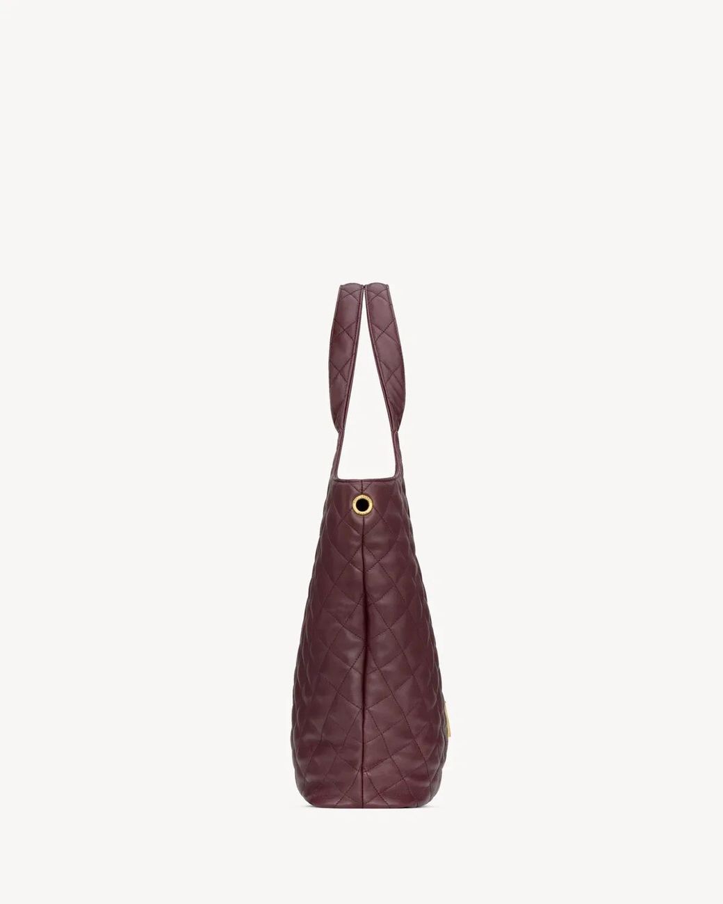 Saint Laurent Purple Icare Oversized Quilted Leather Shopping Bag