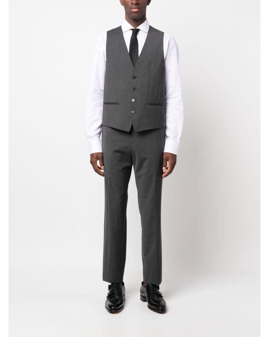 Boss Gray Chaleco Conjunto