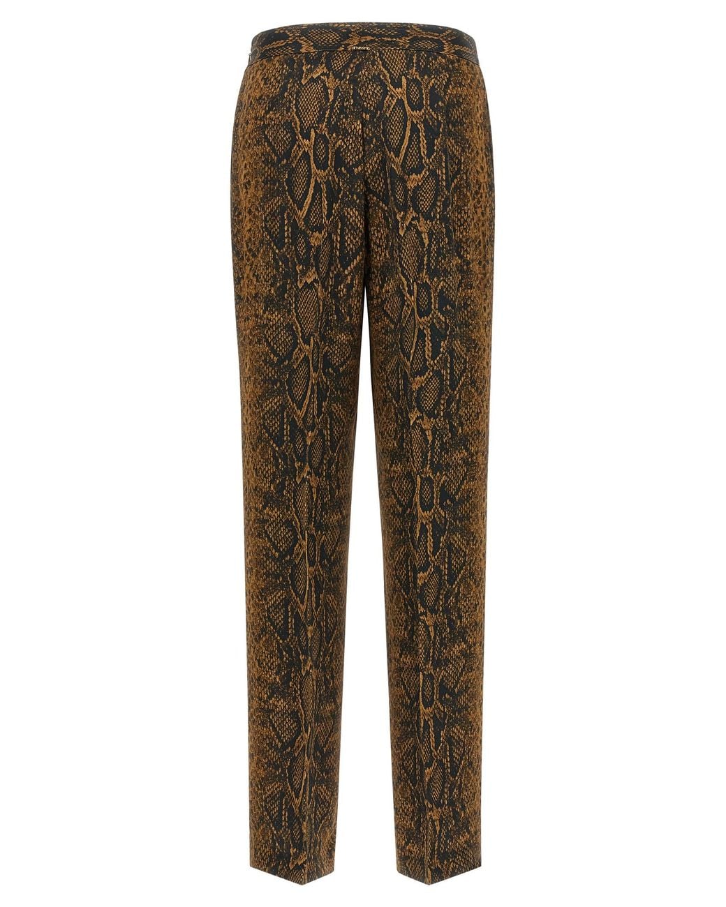Twinset Brown Twin Set Python Print Pants