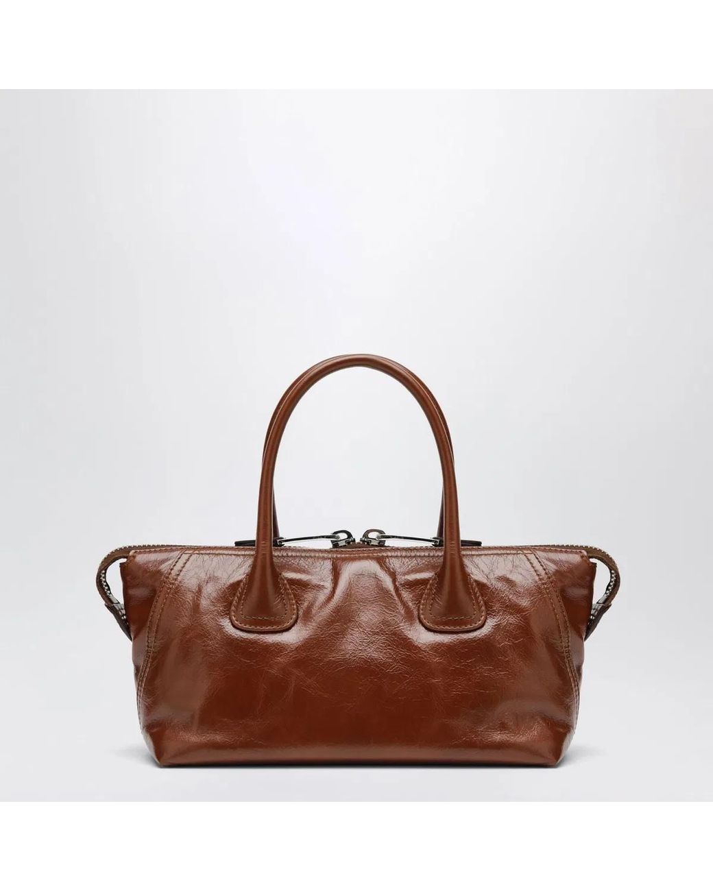 Miu Miu Brown Palissandro Leather Bag