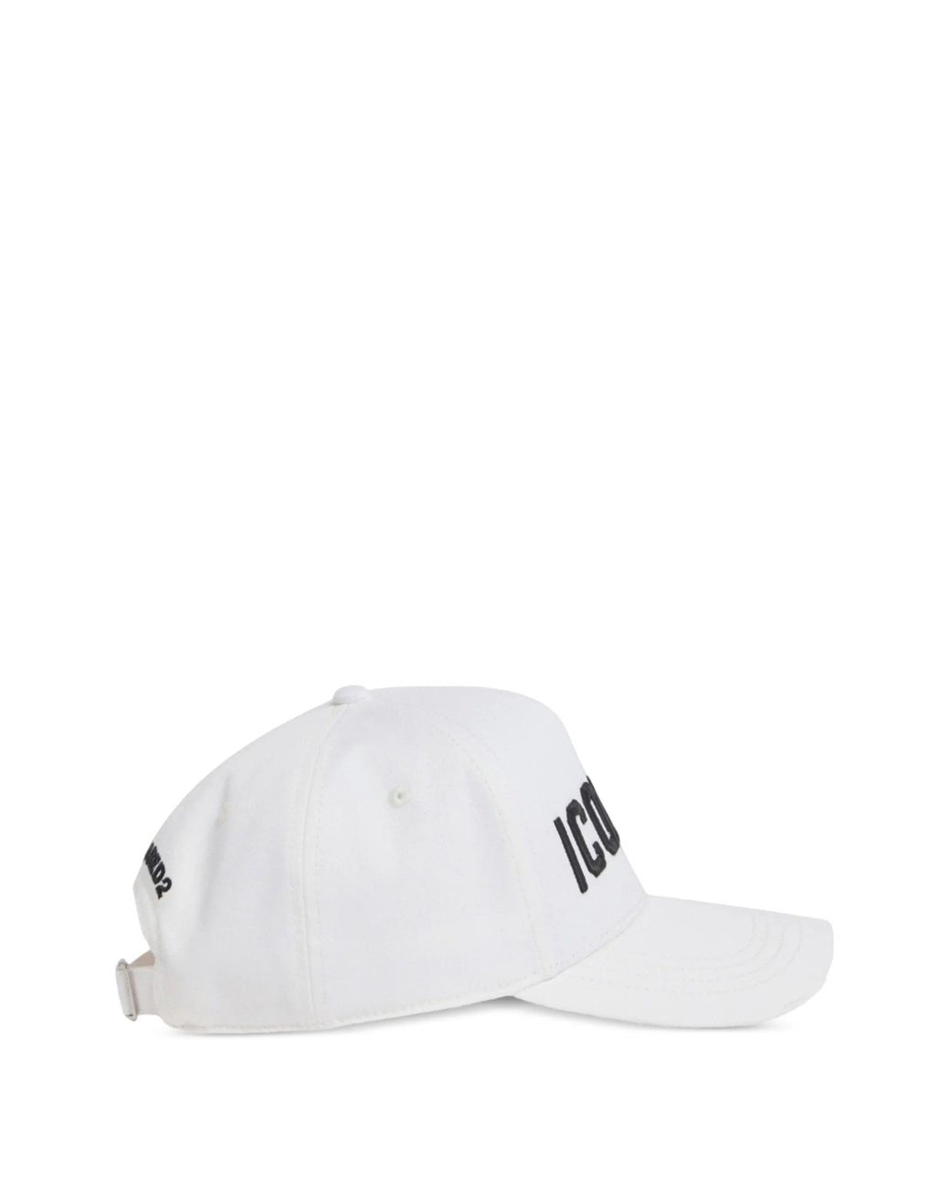 DSquared² White Cotton Iconique Baseball Cap for men