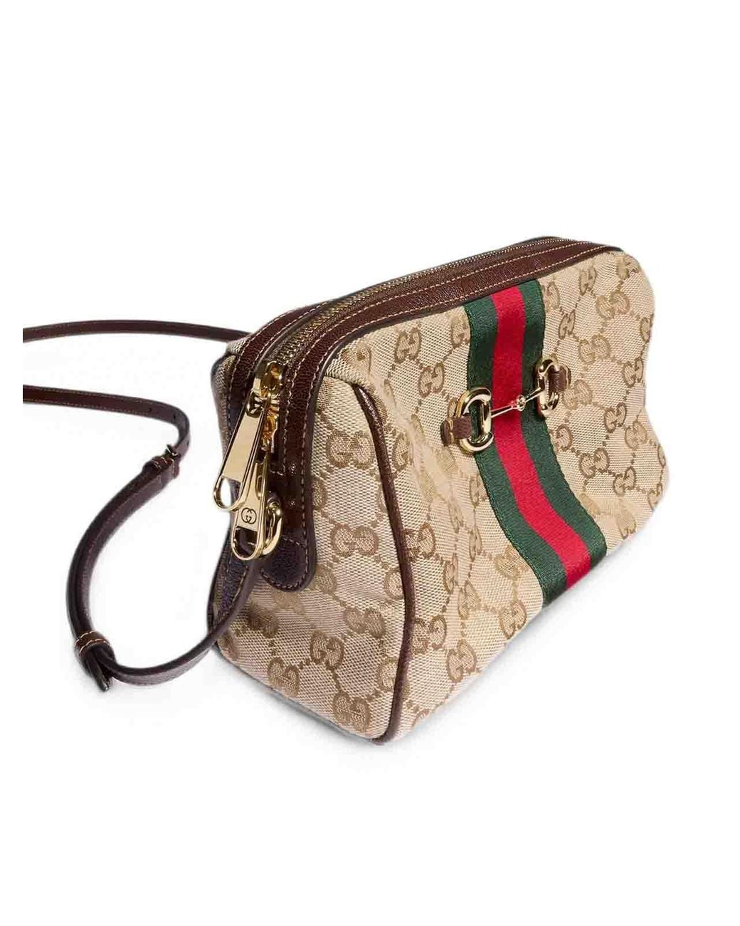 Gucci Natural Vintsand/Dkbro Handbag