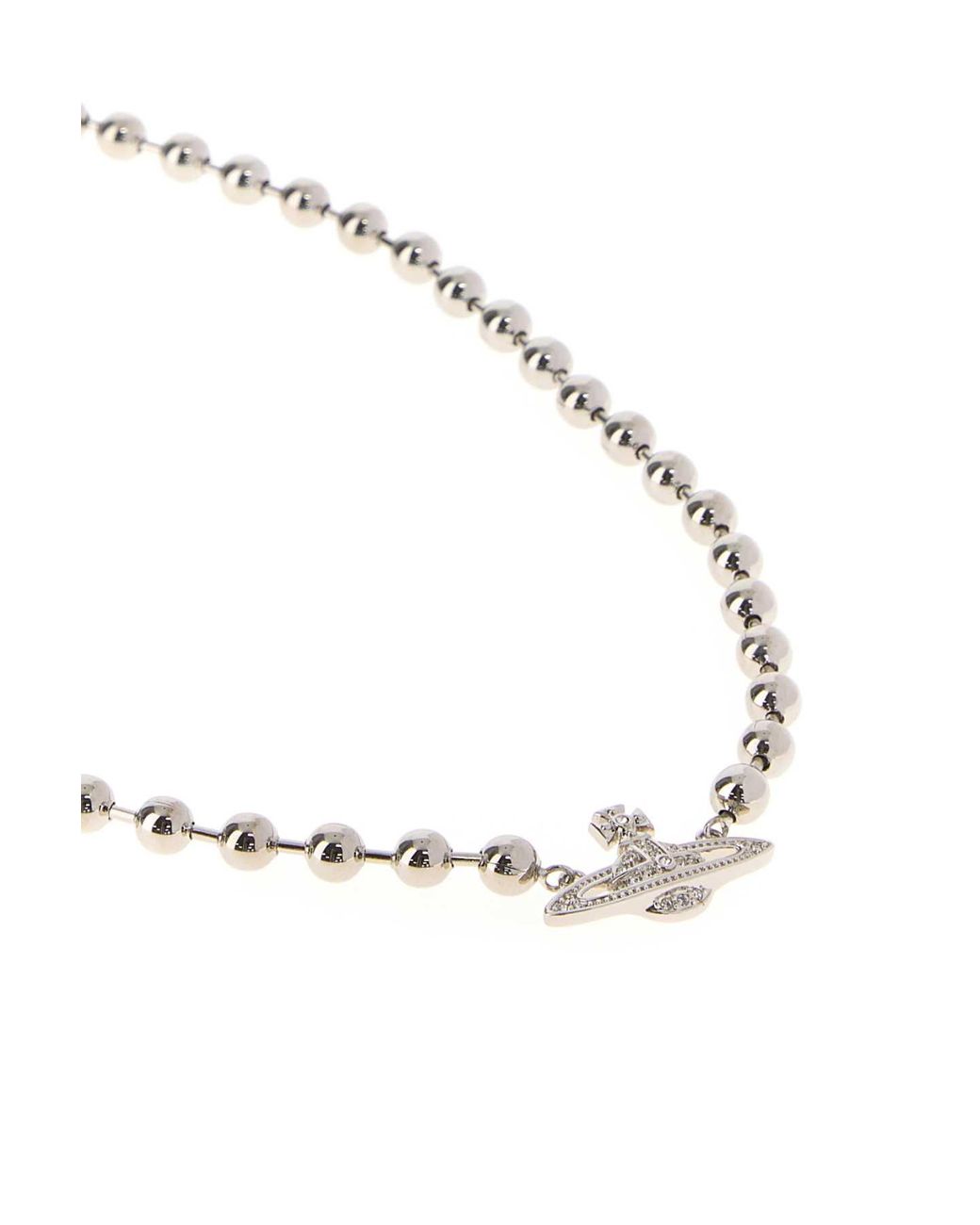 Vivienne Westwood Metallic Thames Metal Necklace, 52 Cm Circumference