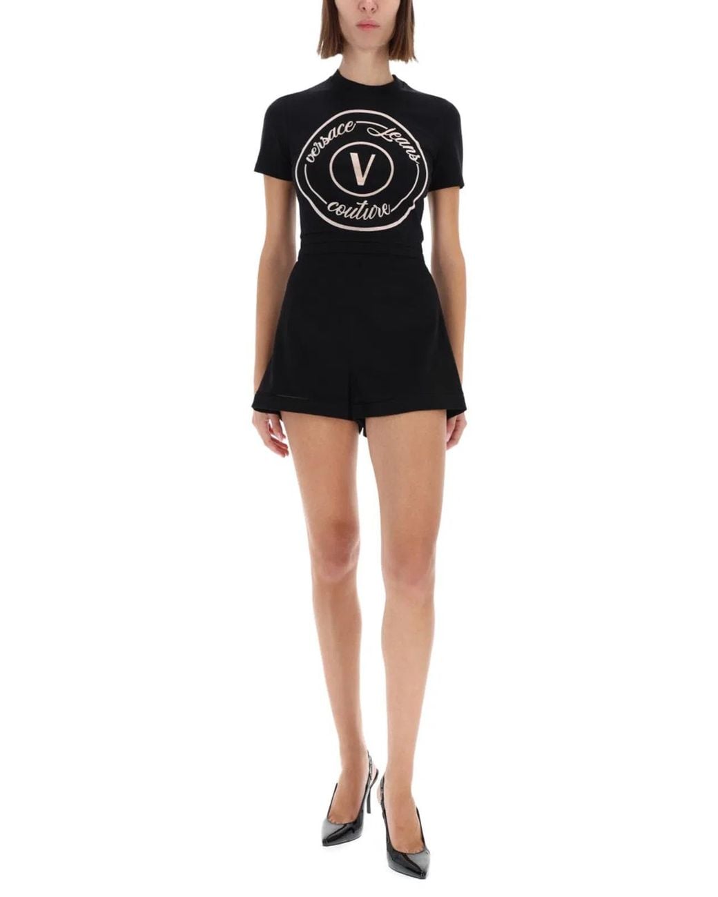 Versace Jeans Couture Black Vemblem Tshirt