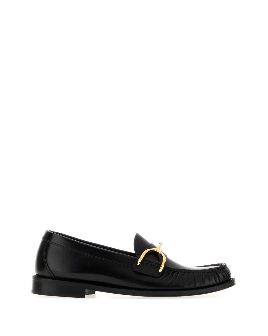 McQueen Black Shoe S.Leather for men