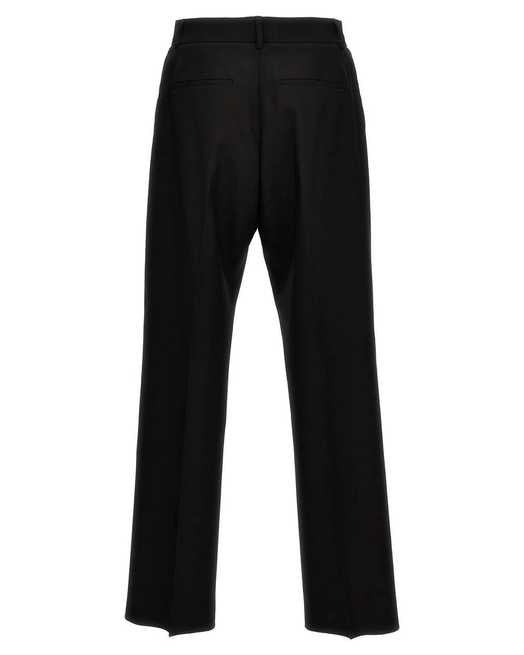 Valentino Garavani Black Wool Pants for men