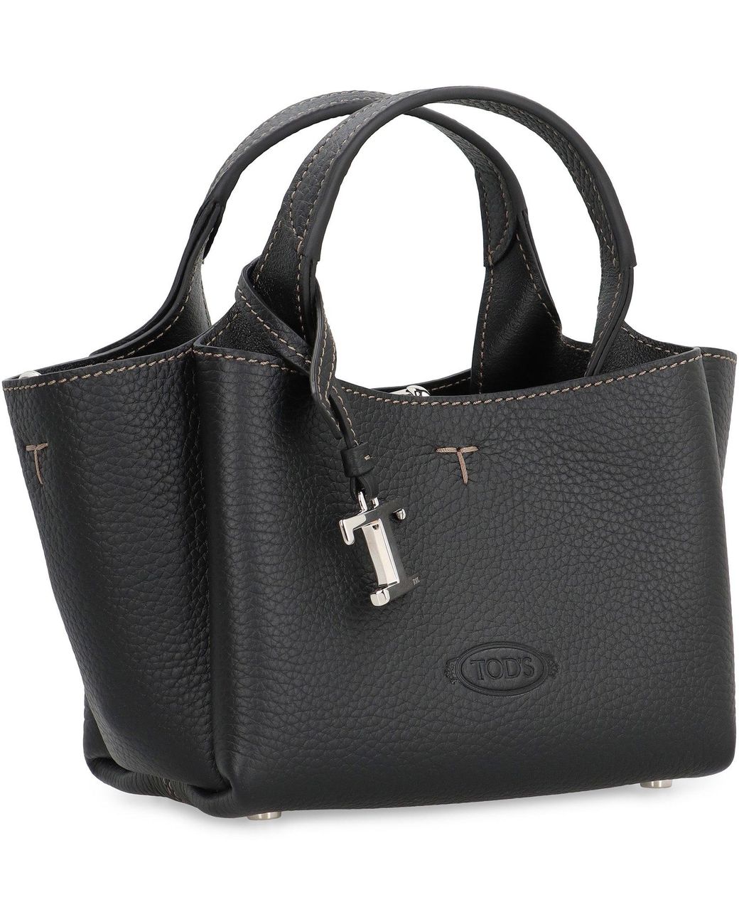 Tod's Black Micro Leather Handbag