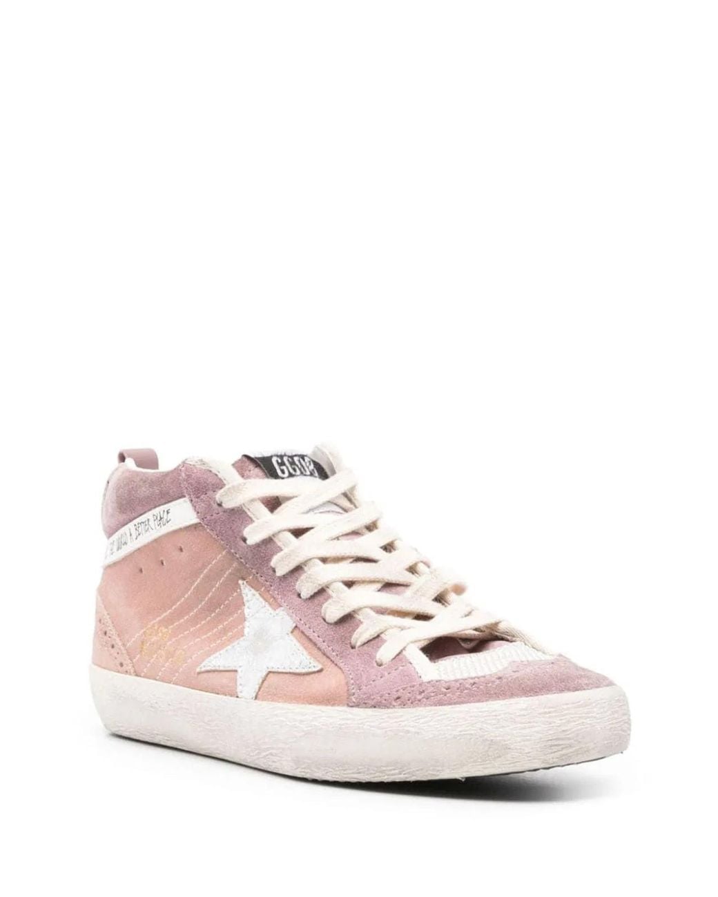 Golden Goose Deluxe Brand Pink Mid Star Sneaker