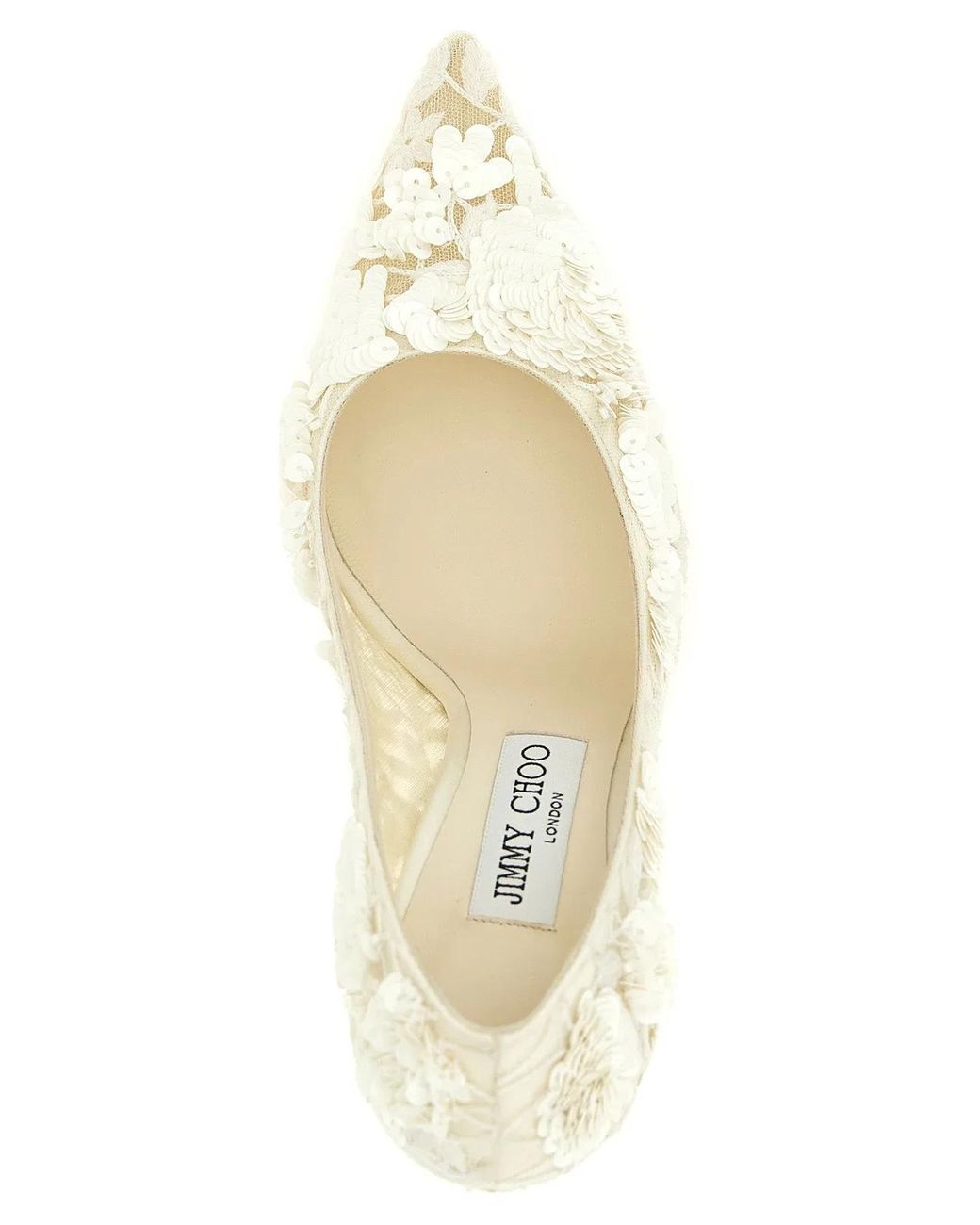 Jimmy Choo White 'Love' Pumps