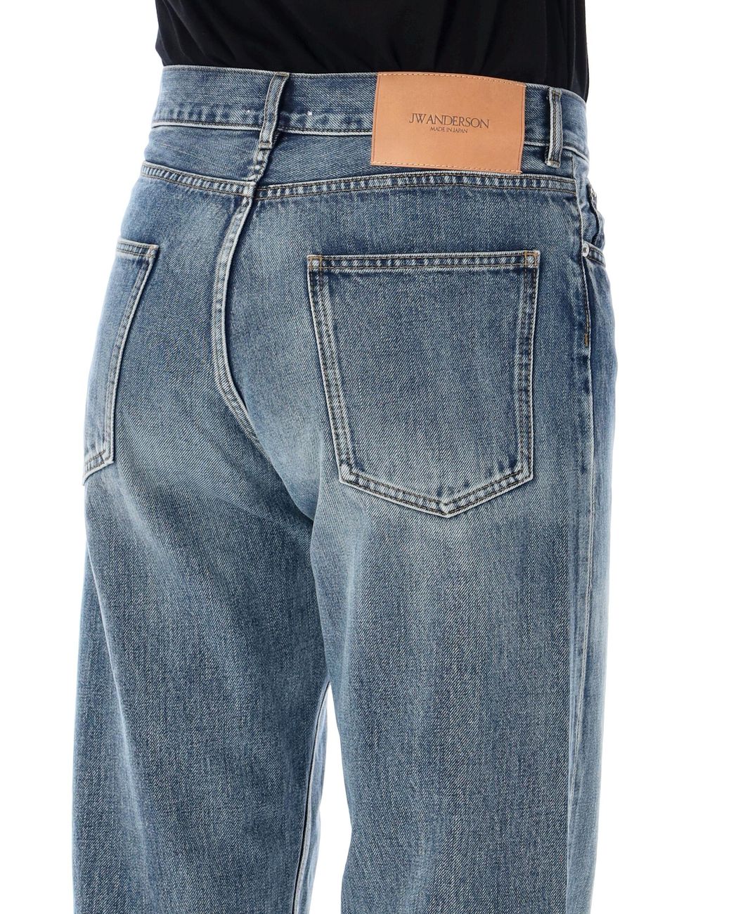 J.W. Anderson Blue Wide-Leg Jeans for men
