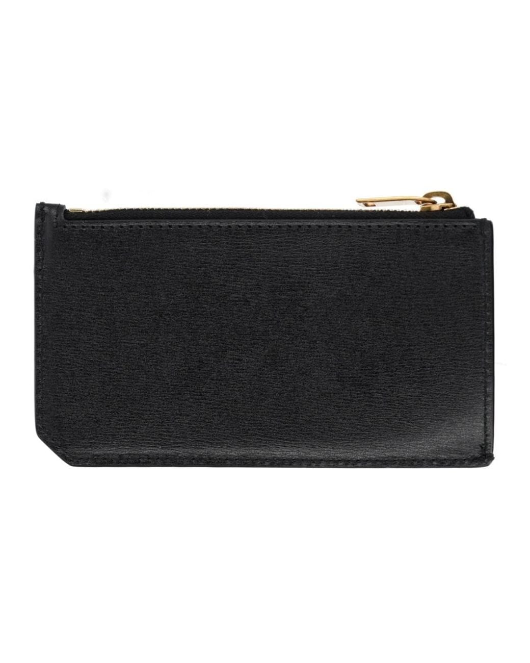 Saint Laurent Black Mini Wallet for men