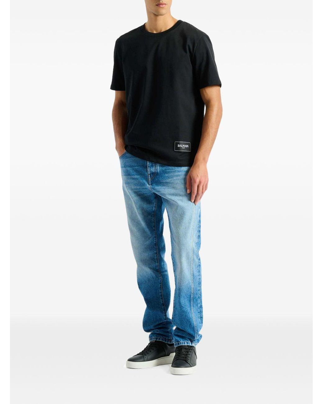 Balmain Black Vintage T-Shirts Pack for men