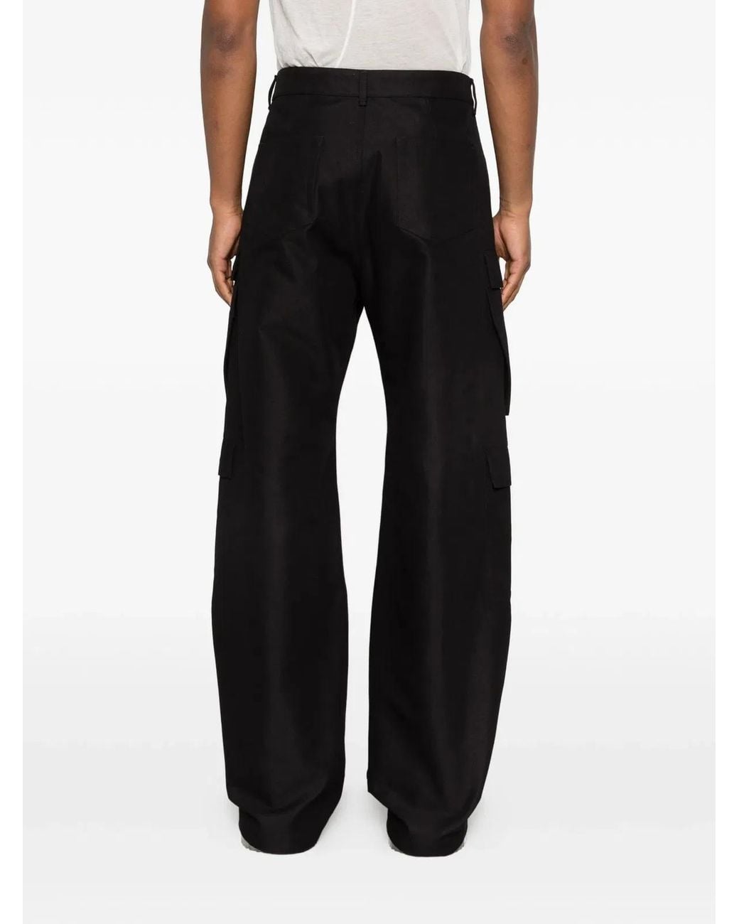 Rick Owens Black Geth Cargo for men