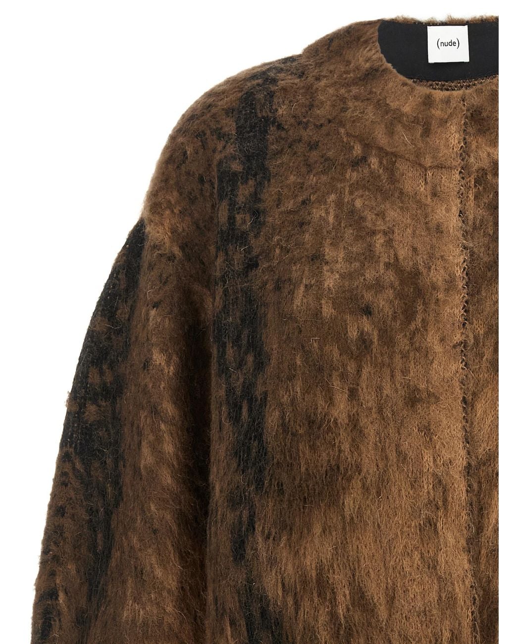 Nude Brown Wool And Mohair Jacket
