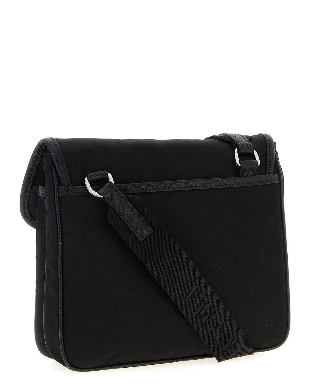 Prada Black Recycled Polyamide Crossbody Bag for men