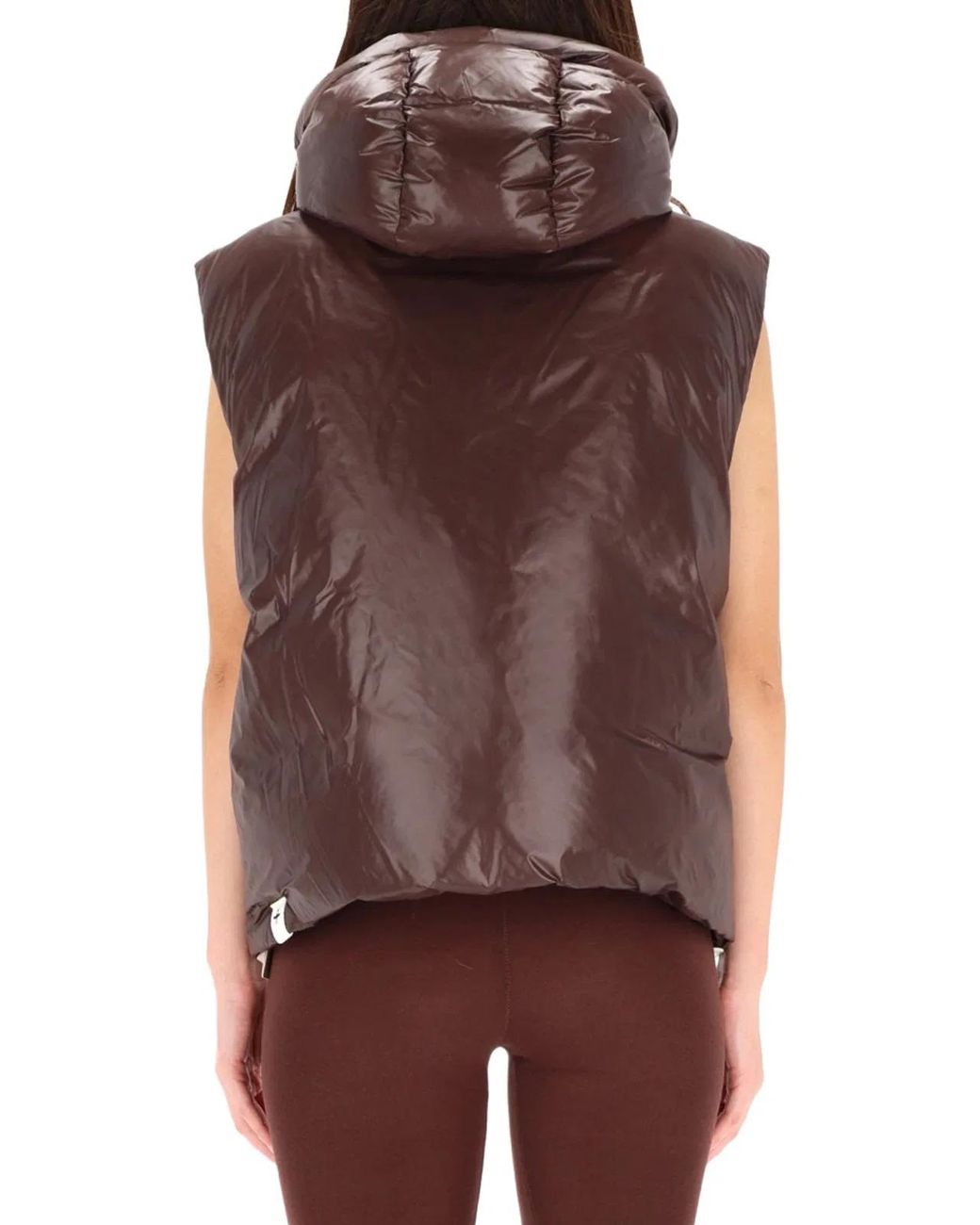 Jil Sander Black Chocolate Nylon Down Jacket