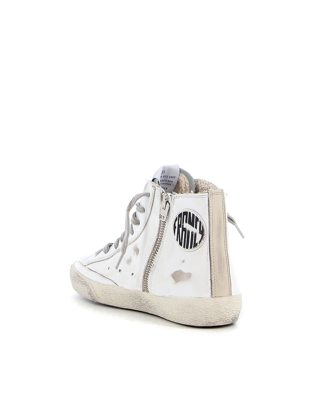 Golden Goose Deluxe Brand White Francy Classic High-Top Sneakers
