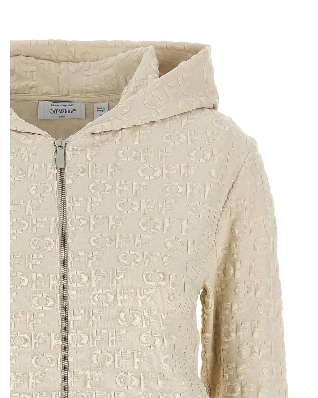 Off-White c/o Virgil Abloh Natural 'Terry Off' Sweatshirt