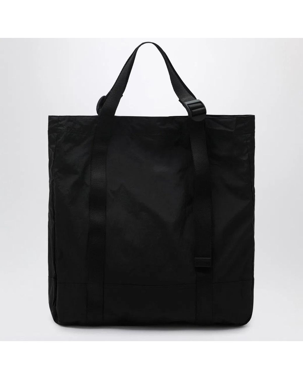 Stone Island Black Nylon Metal Tote for men