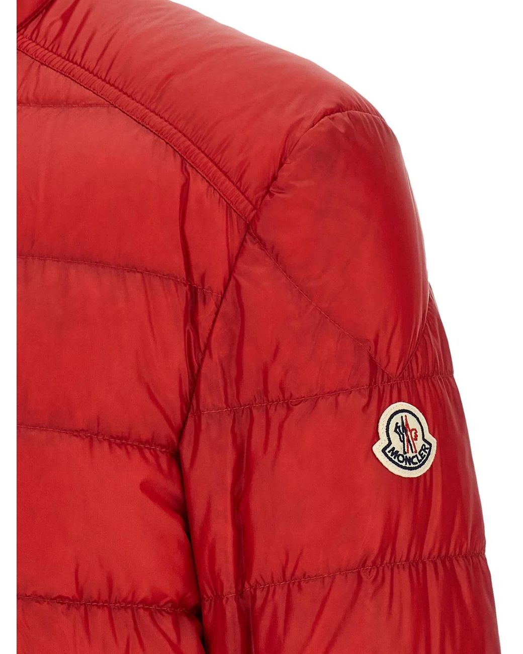 Moncler Red 'Selves' Down Jacket for men