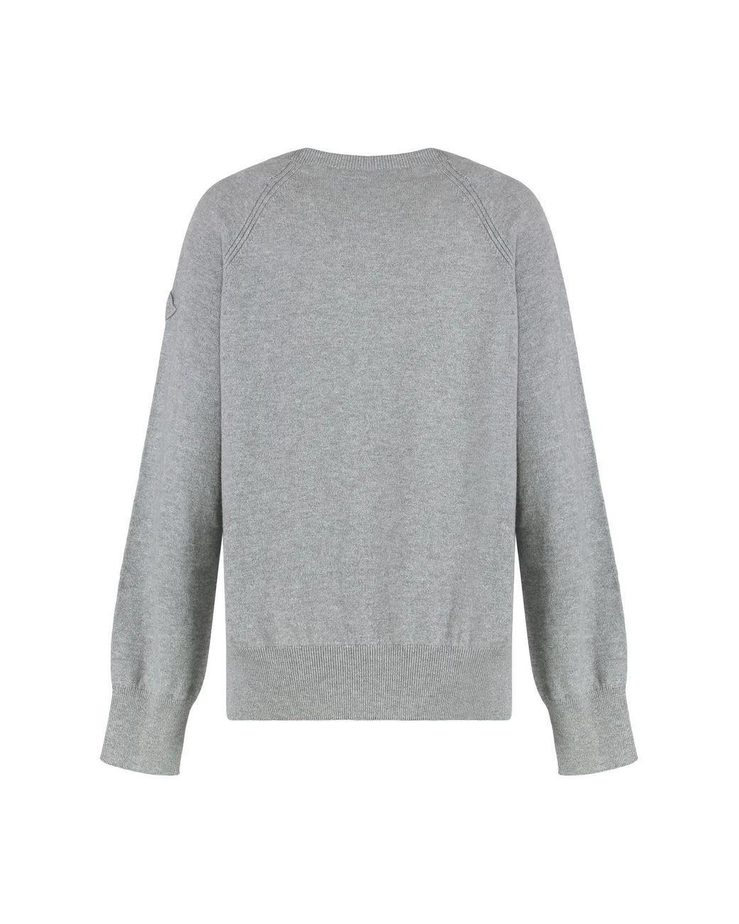 Moncler Gray Crew Neck Sweater