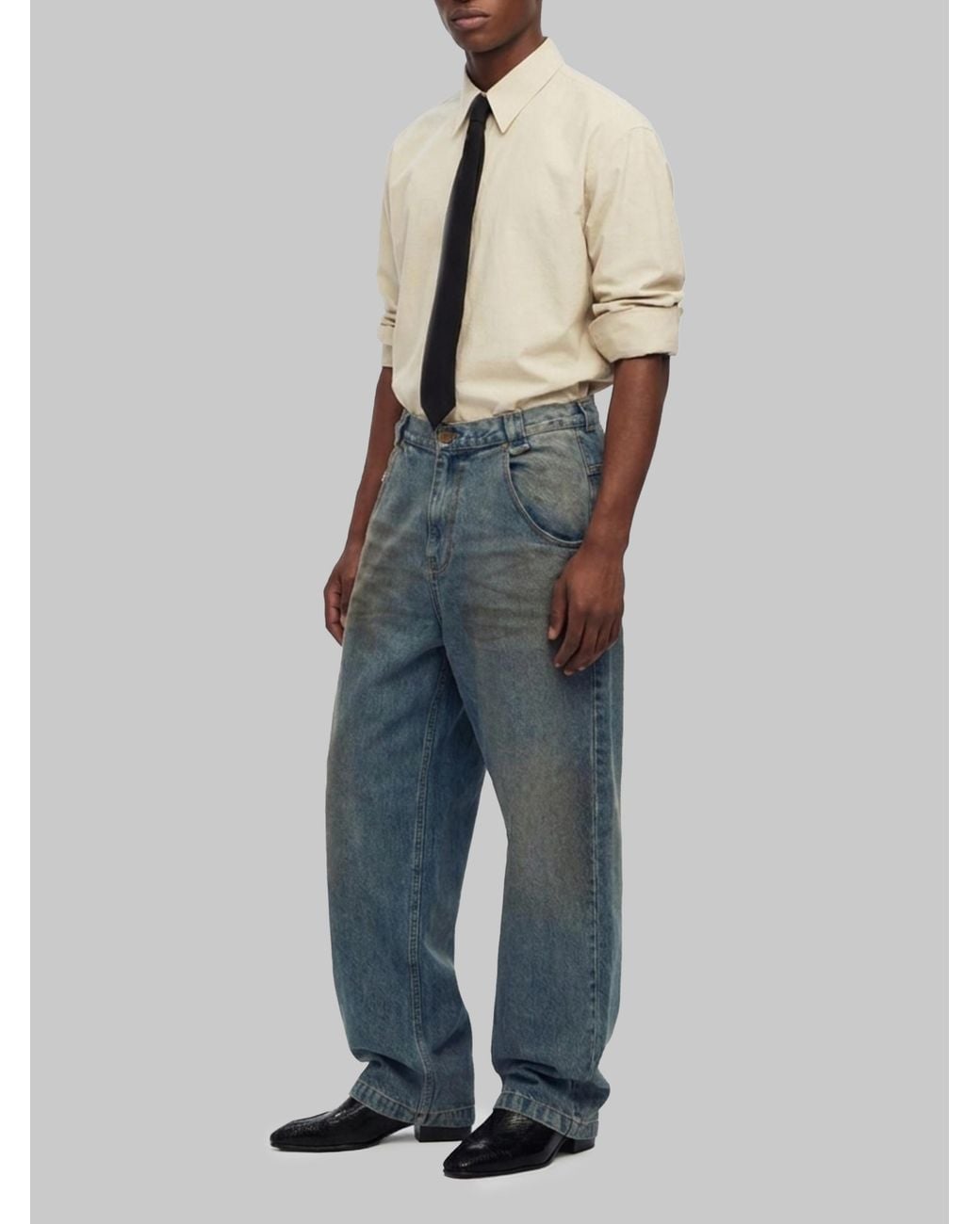 Willy Chavarria Blue True Bad Boy Jeans for men