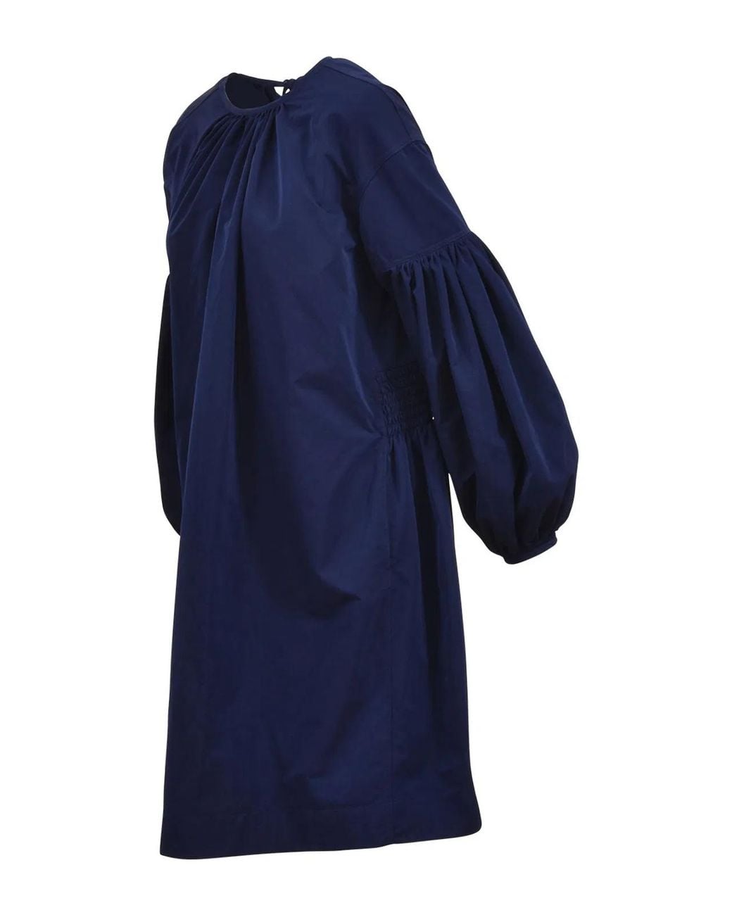 Calvin Klein Blue Lace Detail Bishop Dress