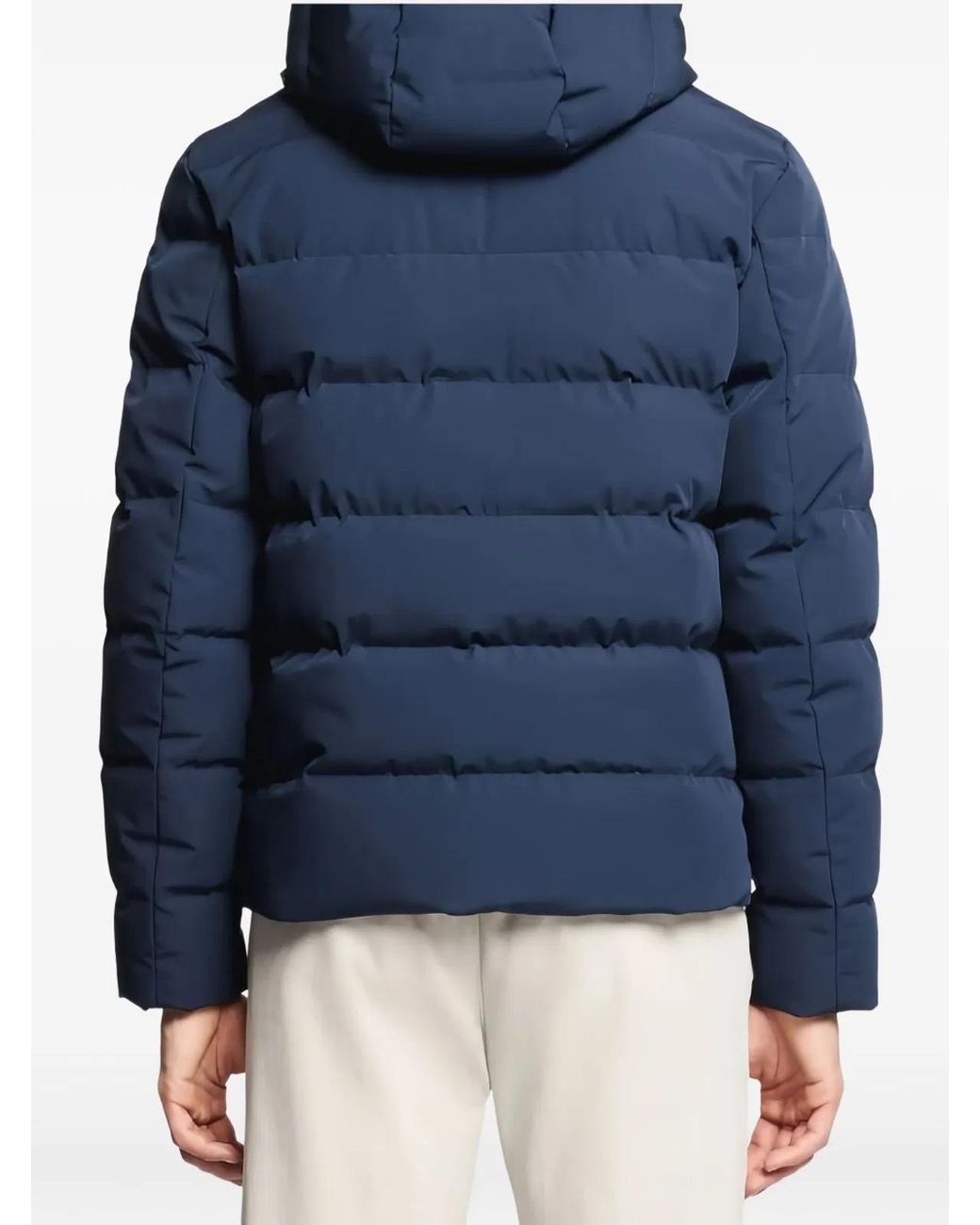 Fay Blue Polyamide Polyester Elastane Jacket for men
