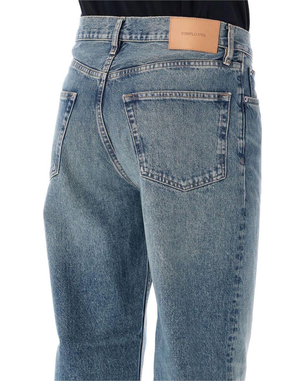 sunflower Blue Loose Jeans for men