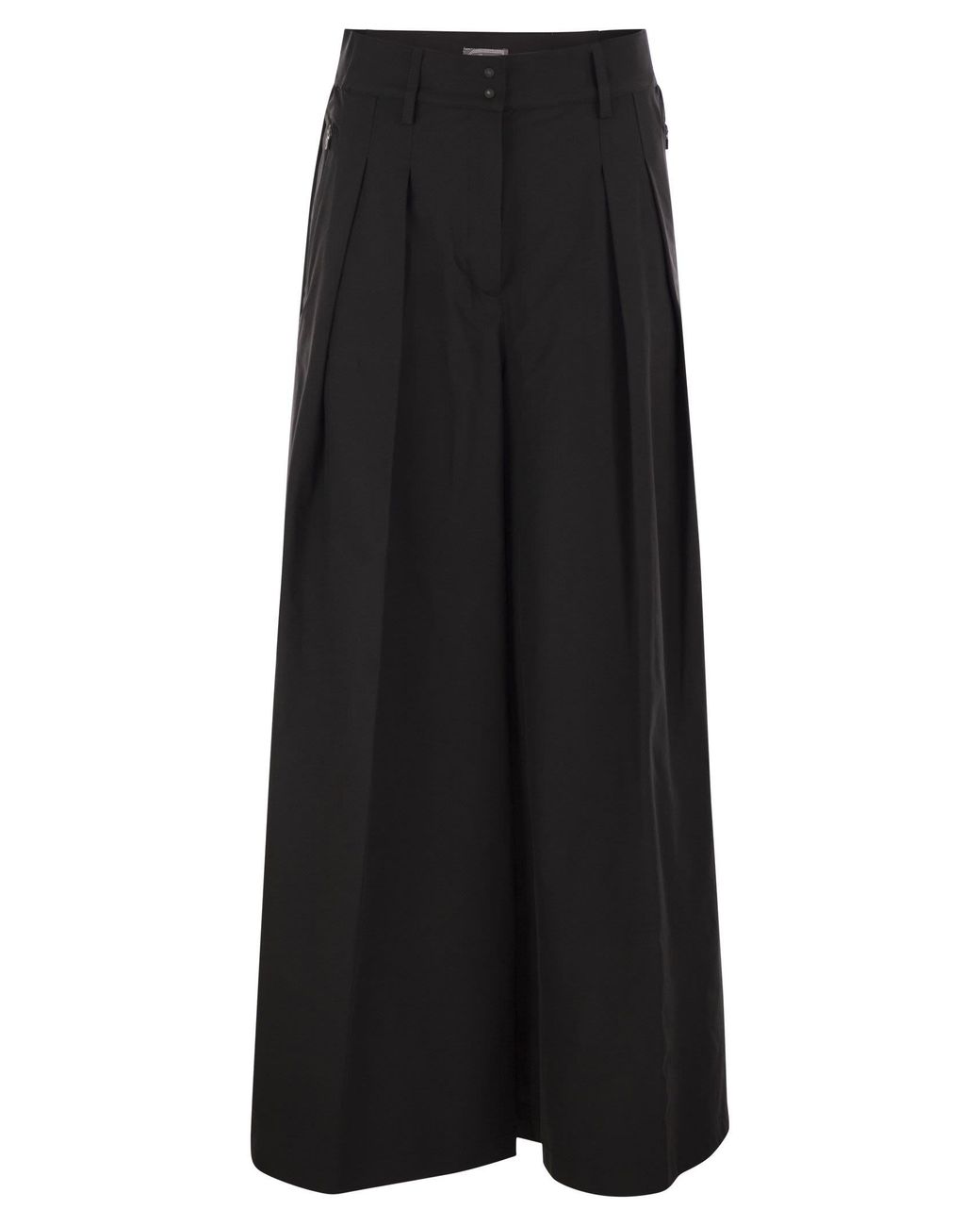 パンツ HERNO Nylon skirt trousers Herno Nylon Skirt Trousers in Black | Lyst