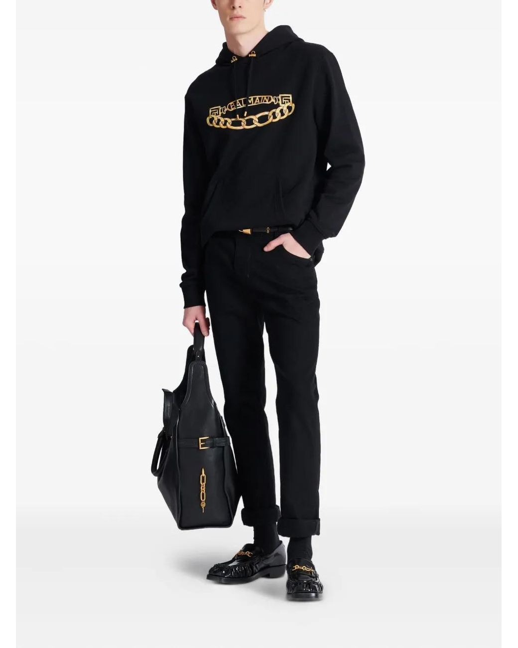 Balmain Black Denim Jeans for men