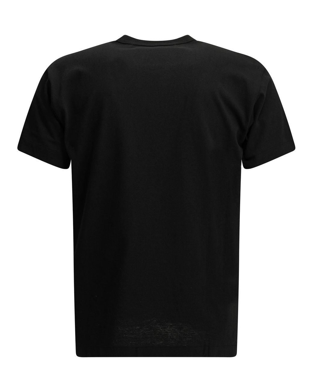 COMME DES GARÇONS PLAY Black "Double Heart" Crew-Neck T-Shirt for men