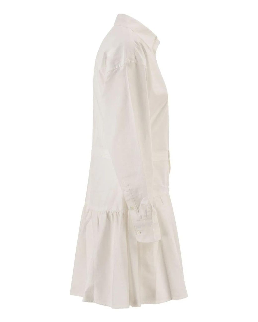 Polo Ralph Lauren White Cotton Shirt Dress