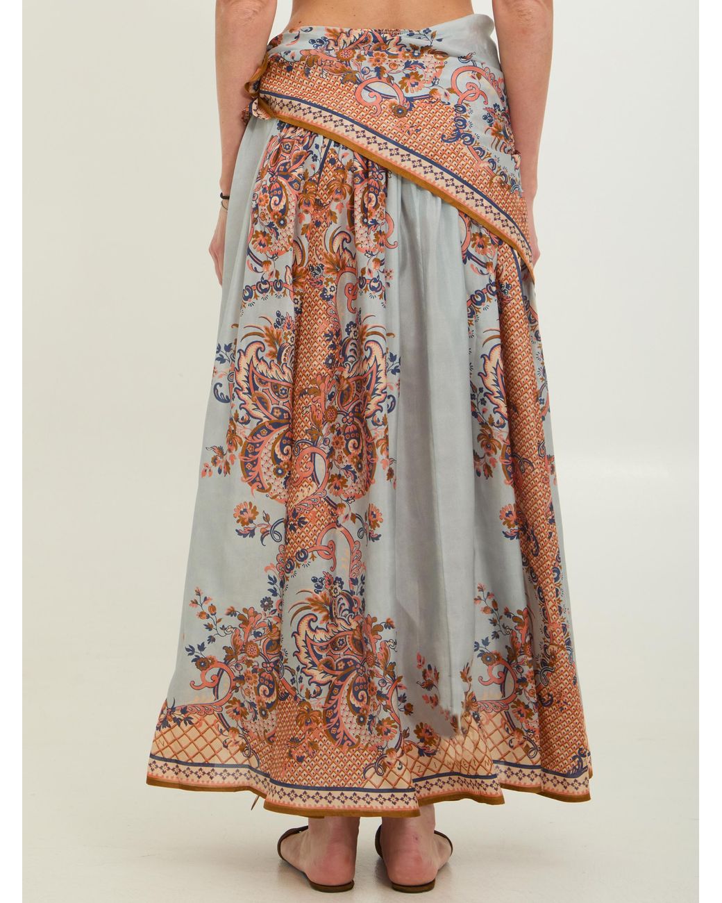 Zimmermann Multicolor Mahon Paisley Silk Long Dress