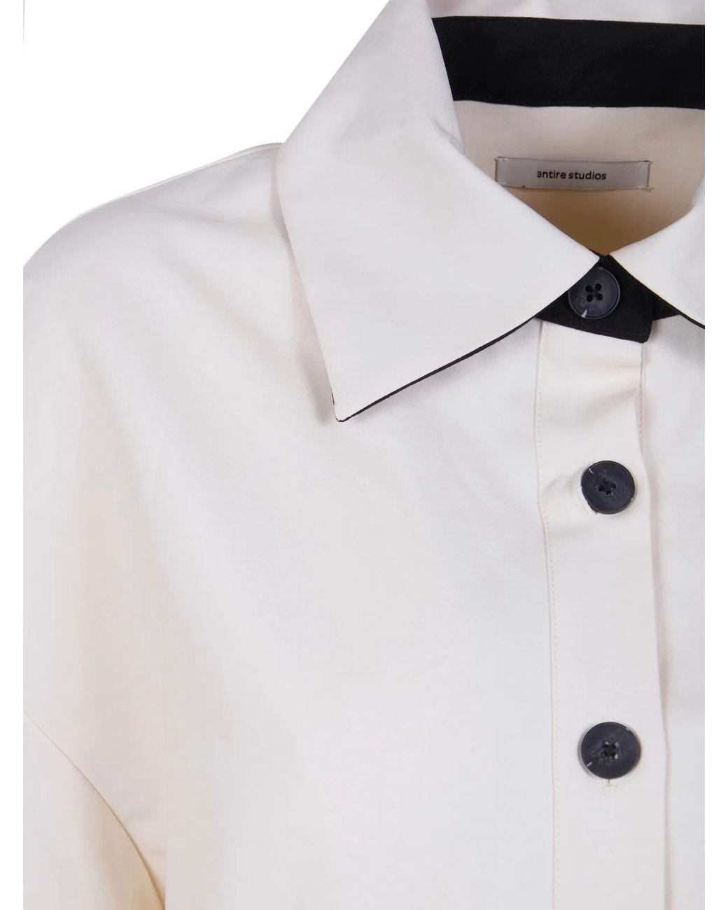 Entire studios White "Polo" Top