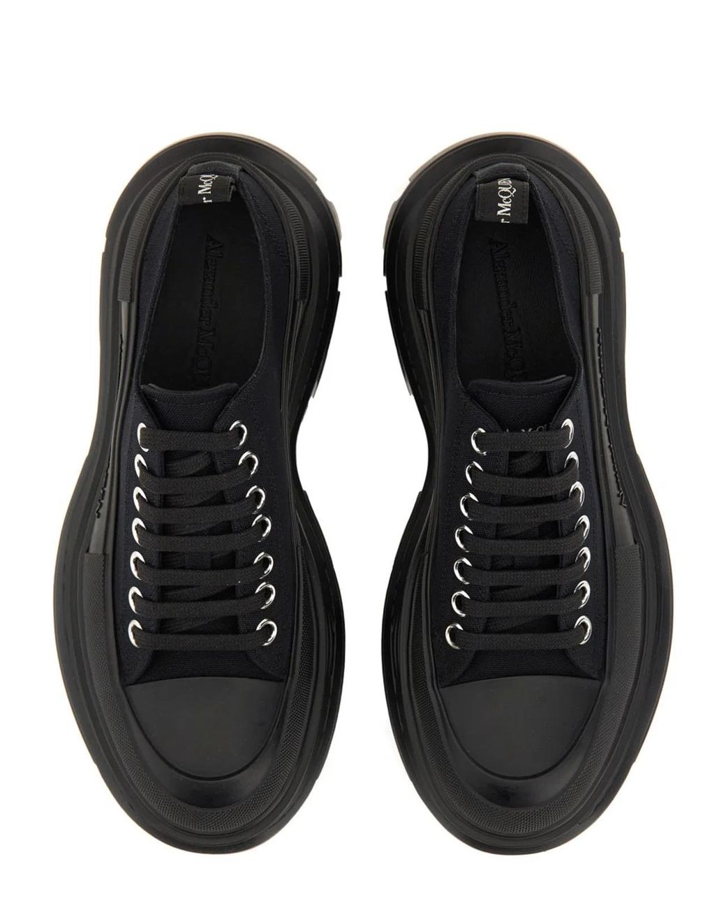 McQueen Black "Tread Slick" Sneaker