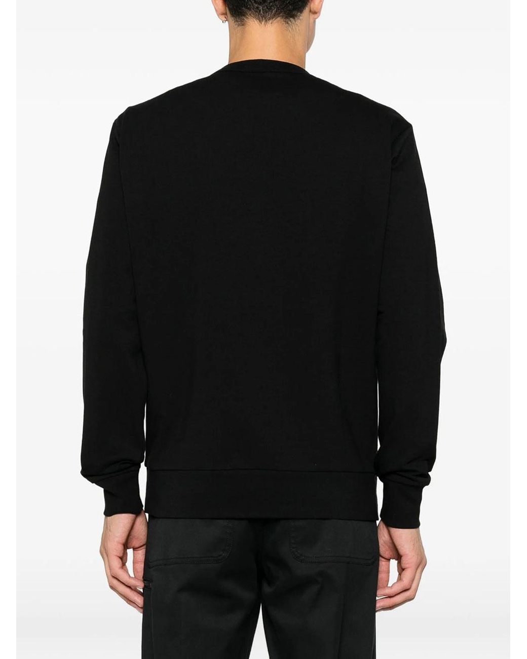 C P Company Black C.P.Company Felpa Girocollo for men