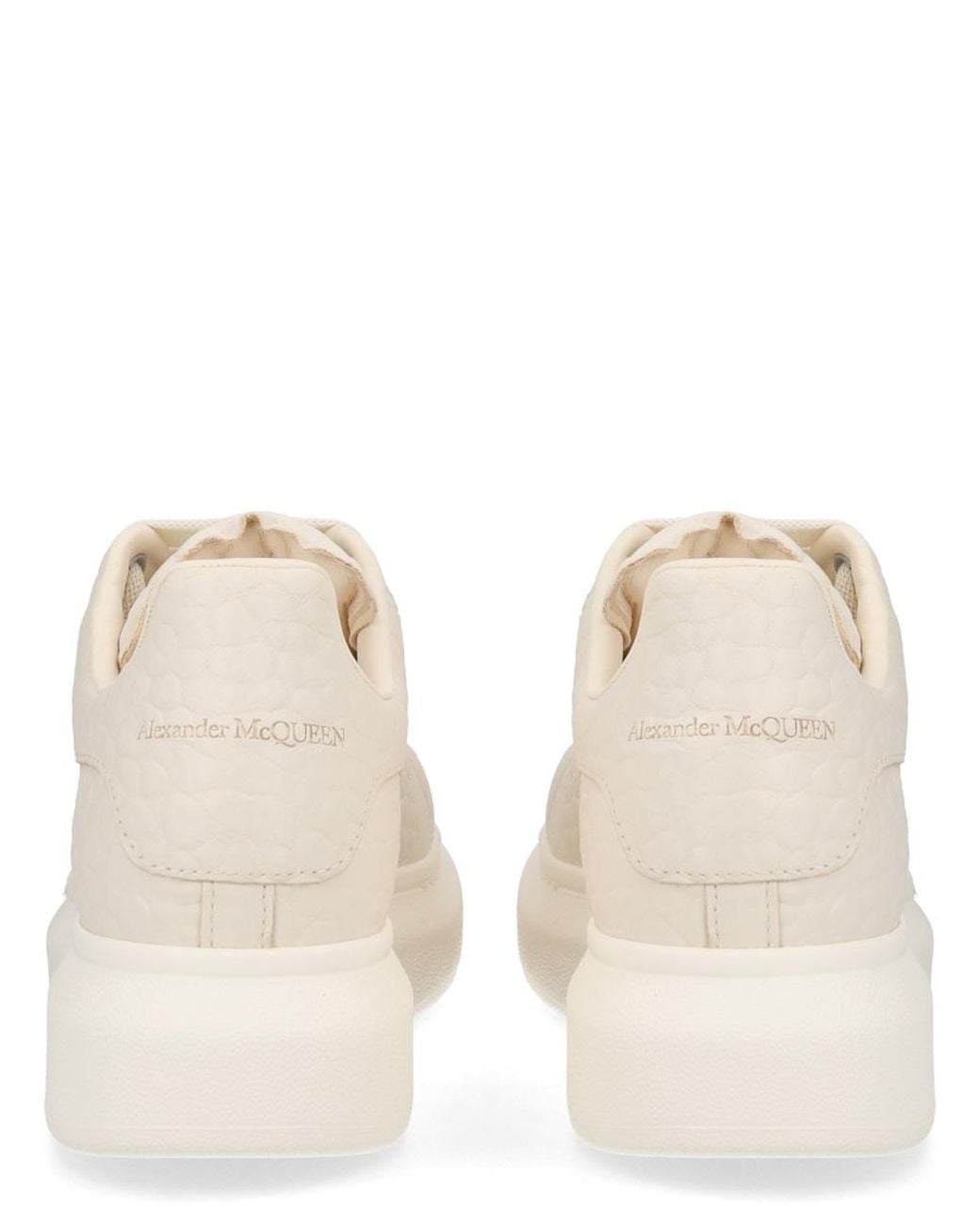 McQueen Natural Oversize Sneaker Shearling Trainers