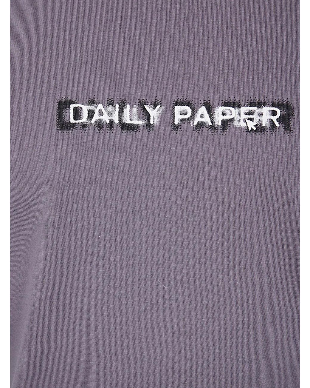 Daily Paper Purple Click Boxy Ss T Shirt for men