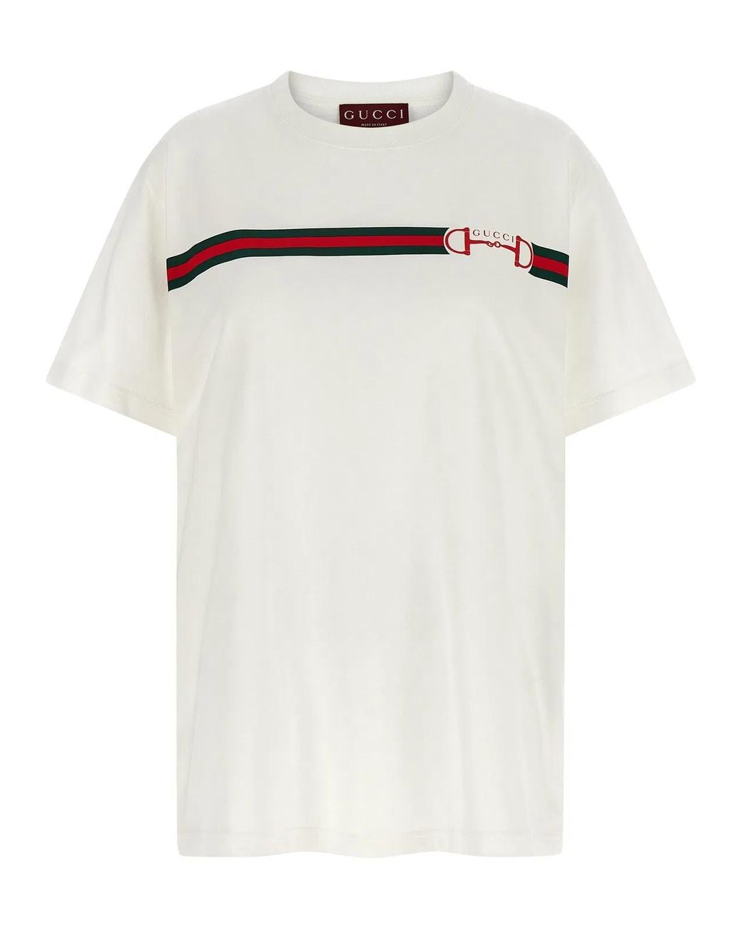 Gucci White Cotton T-Shirt