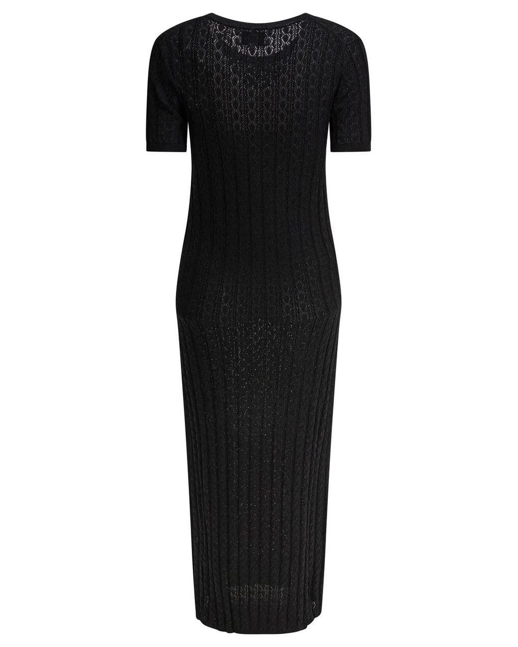 Loulou de Saison Black Elastane Dress