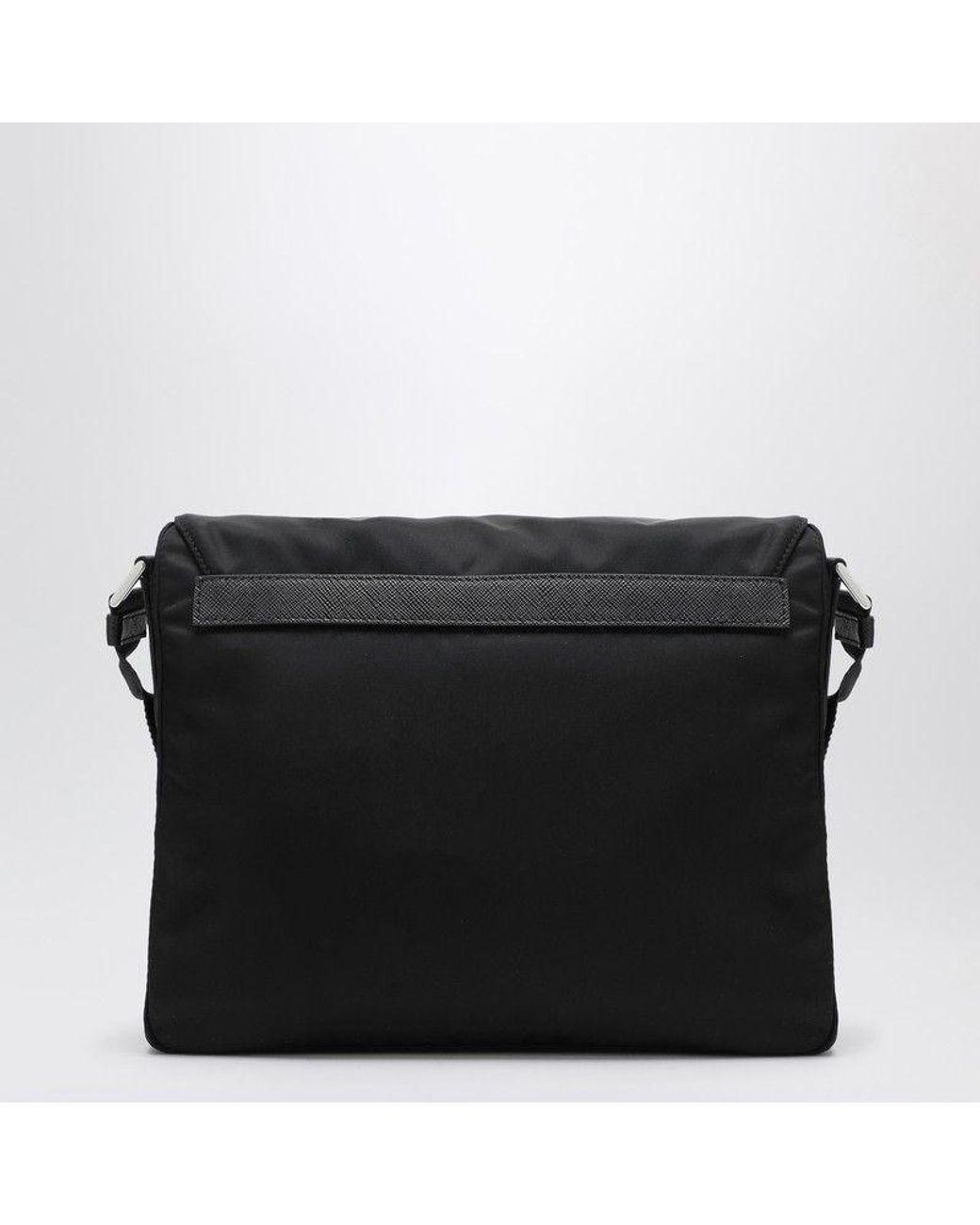 Prada Black Medium Vela Cross-Body Bag
