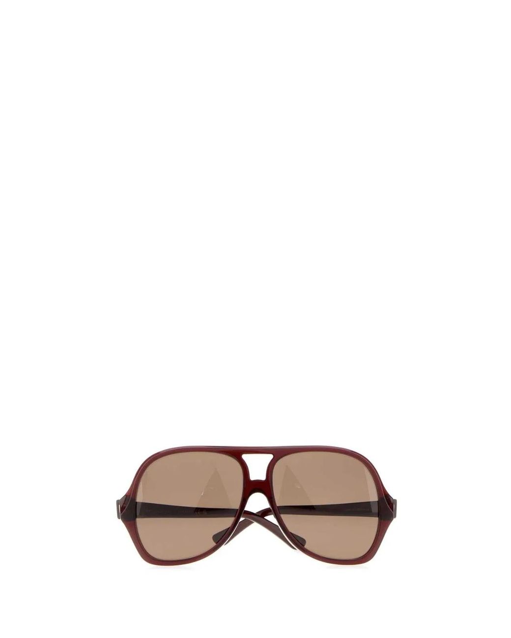 Chloé Brown Burgundy Acetate Salomã Sunglasses