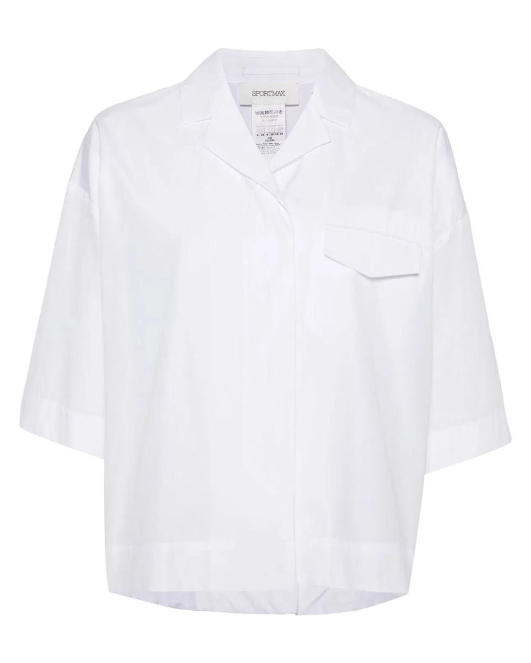Max Mara White Cotton Shirt