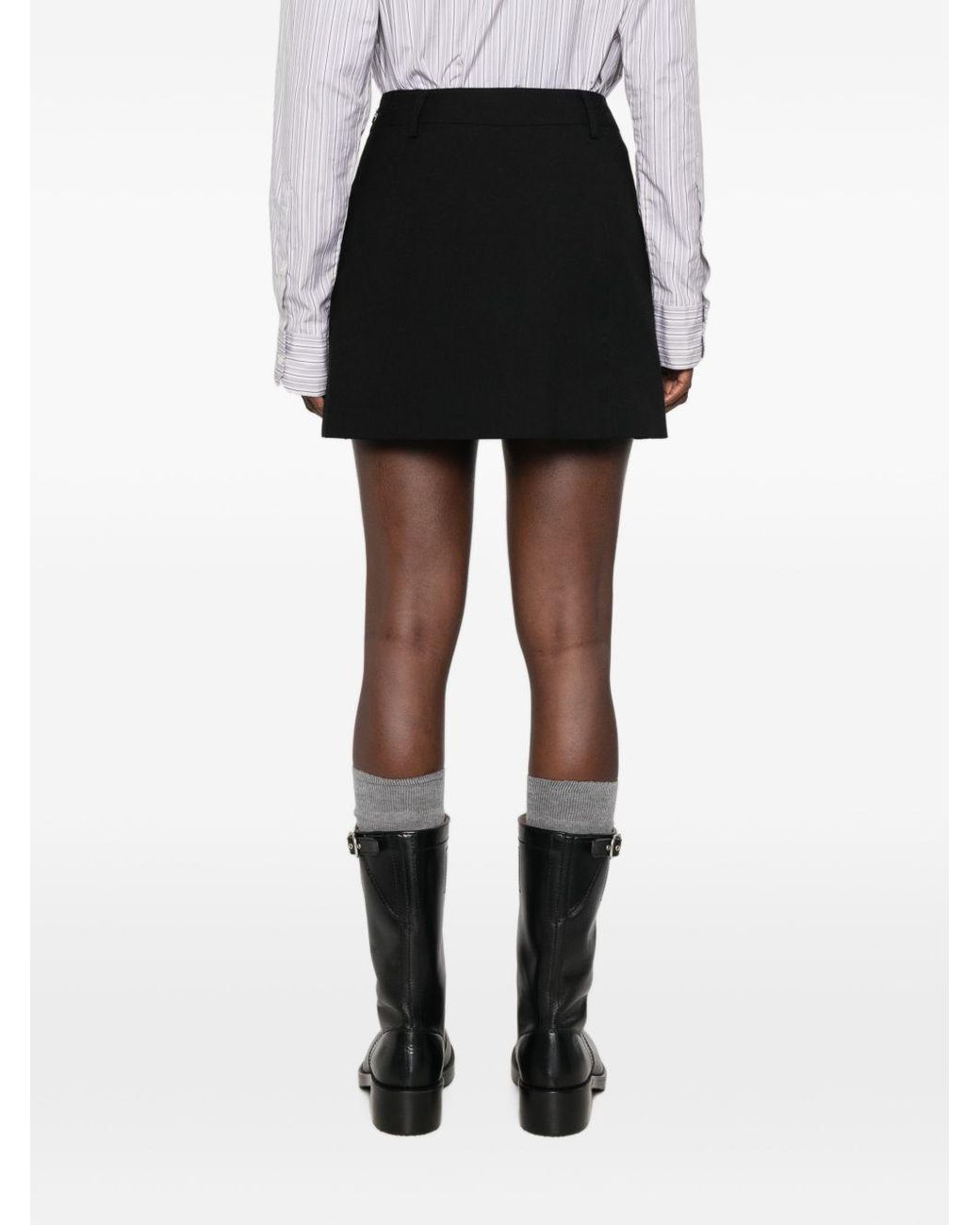 DUNST Black Mini Skirt